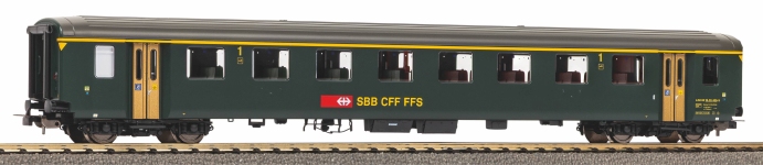 PIKO 96777 - H0 - Personenwagen EW I 1. Kl., SBB, Ep. V